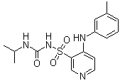 托拉塞米分子结构 (CAS 56211-40-6)