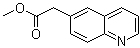 6-喹啉乙酸甲酯分子结构 (CAS 5622-36-6)