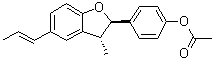 Conocarpan acetate分子结构 (CAS 56319-04-1)