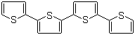 2,2':5',2'':5'',2'''-四联噻吩分子结构 (CAS 5632-29-1)