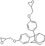 2,2-二(4-羟基苯基)金刚烷二缩水甘油醚分子结构 (CAS 56323-07-0)