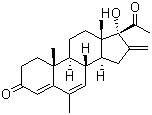 美伦孕酮分子结构 (CAS 5633-18-1)