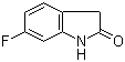 6-氟-2-氧化吲哚分子结构 (CAS 56341-39-0)
