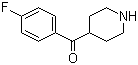4-(4-氟苯甲酰基)哌啶分子结构 (CAS 56346-57-7)