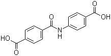 4-[(4-羧基苯甲酰基)氨基]苯甲酸分子结构 (CAS 56419-89-7)