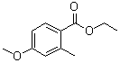 4-Methoxy-2-methylbenzoic acid ethyl ester molecular structure (CAS 56427-62-4)