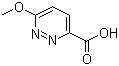 6-甲氧基哒嗪-3-羧酸分子结构 (CAS 56434-28-7)