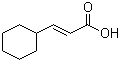 (2E)-3-环己基-2-丙烯酸分子结构 (CAS 56453-86-2)