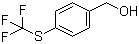 4-三氟甲硫基苯甲醇分子结构 (CAS 56456-52-1)
