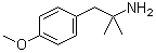 alpha,alpha-二甲基-4-甲氧基苯乙胺分子结构 (CAS 56490-94-9)