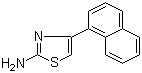 4-萘-1-基-1,3-噻唑-2-胺分子结构 (CAS 56503-96-9)