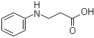3-(苯基氨基)丙酸分子结构 (CAS 5652-38-0)