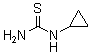 1-环丙基-2-硫脲分子结构 (CAS 56541-14-1)