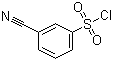 3-氰基苯磺酰氯分子结构 (CAS 56542-67-7)