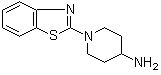 1-(2-苯并噻唑基)-4-哌啶胺分子结构 (CAS 565453-22-7)