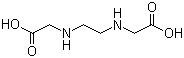 乙二胺-N,N'-二乙酸分子结构 (CAS 5657-17-0)