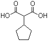 环戊基丙二酸分子结构 (CAS 5660-81-1)
