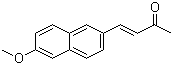 4-(6-甲氧基-2-萘基)-3-丁烯-2-酮分子结构 (CAS 56600-90-9)