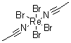 (OC-6-22)-二(乙腈)四溴铼分子结构 (CAS 56602-28-9)