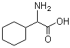 环己基甘氨酸分子结构 (CAS 5664-29-9)