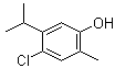 4-氯-5-异丙基-2-甲基苯酚分子结构 (CAS 5665-94-1)