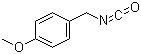 4-Methoxybenzyl isocyanate molecular structure (CAS 56651-60-6)