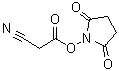 N-(氰基乙酰氧基)琥珀酰亚胺分子结构 (CAS 56657-76-2)