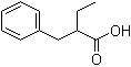 alpha-乙基苯丙酸分子结构 (CAS 5669-16-9)