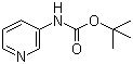N-叔丁氧羰基-3-氨基吡啶分子结构 (CAS 56700-70-0)