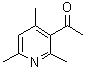 2,4,6-三甲基-3-乙酰基吡啶分子结构 (CAS 56704-25-7)