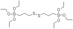 双-[3-(三乙氧基硅)丙基]-二硫化物分子结构 (CAS 56706-10-6)