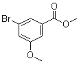 3-溴-5-甲氧基苯甲酸甲酯分子结构 (CAS 56709-70-7)