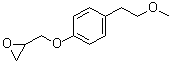 [[4-(2-甲氧基乙基)苯氧基]甲基]环氧乙烷分子结构 (CAS 56718-70-8)