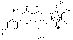 淫羊藿次苷分子结构 (CAS 56725-99-6)