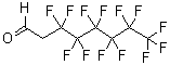 3,3,4,4,5,5,6,6,7,7,8,8,8-十三氟辛醛分子结构 (CAS 56734-81-7)