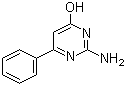 2-氨基-4-羟基-6-苯基嘧啶分子结构 (CAS 56741-94-7)