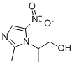 2-(2-甲基-5-硝基咪唑-1-基)丙烷-1-醇分子结构 (CAS 56750-04-0)