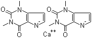 3,7-二氢-1,3-二甲基-1H-嘌呤-2,6-二酮钙盐分子结构 (CAS 56770-95-7)