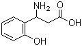 3-氨基-3-(2-羟基苯基)丙酸分子结构 (CAS 5678-46-6)