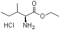 L-异亮氨酸乙酯盐酸盐分子结构 (CAS 56782-52-6)
