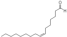 (Z)-7-十六碳烯醛分子结构 (CAS 56797-40-1)