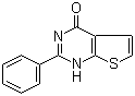 2-苯基噻吩并[2,3-d]嘧啶-4(1H)-酮分子结构 (CAS 56843-76-6)