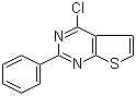4-氯-2-苯基噻吩并[2,3-d]嘧啶分子结构 (CAS 56843-80-2)
