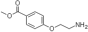 4-(2-氨基乙氧基)苯甲酸甲酯分子结构 (CAS 56850-93-2)