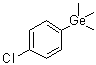 (4-氯苯基)三甲基锗烷分子结构 (CAS 56866-67-2)