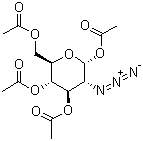 1,3,4,6-O-四乙酰基-2-叠氮-2-脱氧-alpha-D-吡喃葡萄糖分子结构 (CAS 56883-33-1)