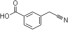 结构式 CAS# 5689-33-8, 3-羧基苯乙腈