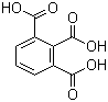 1,2,3-苯三甲酸分子结构 (CAS 569-51-7)