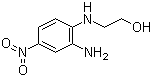 N-(2-氨基-4-硝基苯基)乙醇胺分子结构 (CAS 56932-44-6)