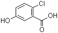 2-氯-5-羟基苯甲酸分子结构 (CAS 56961-30-9)